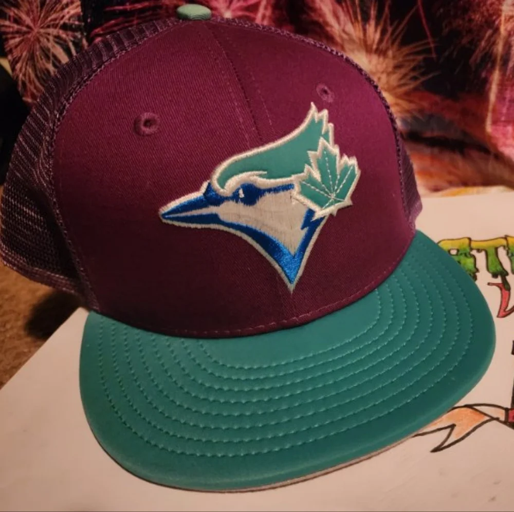 ⚾🔥 Toronto Bluejays New Era 9Fifty Hat, Light blue+Purple, Adjustable 🔥⚾ - Picture 1 of 4
